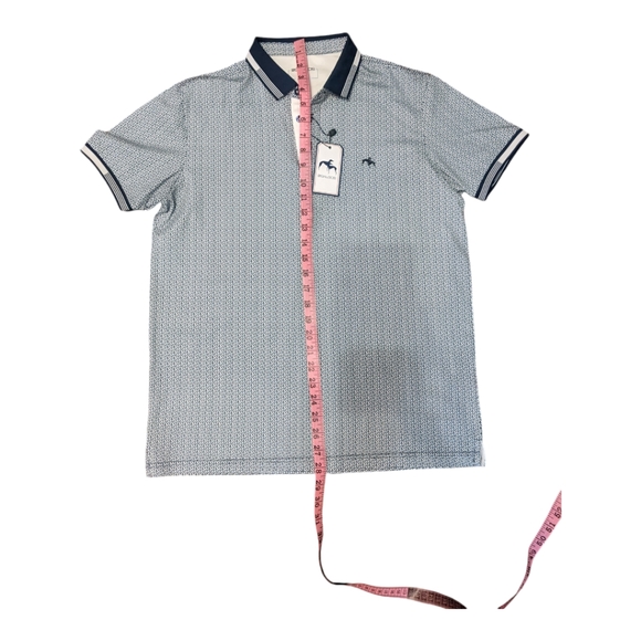 2GALGOS Polo Men's T-shirt 95%Cotton & 5% Elastin Color Merino A.Gris - Picture 5 of 5